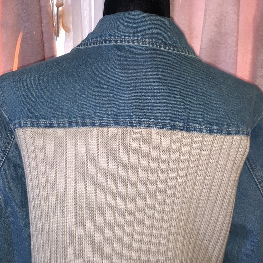J. Jill Denim Out of the Blue Size PM Jean Jacket - Picture 8 of 12
